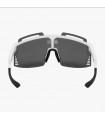SCICON AEROWATT FOZA WHITE GLOSS SUNGLASSES (MULTIMIRROR BRONZE LENS)