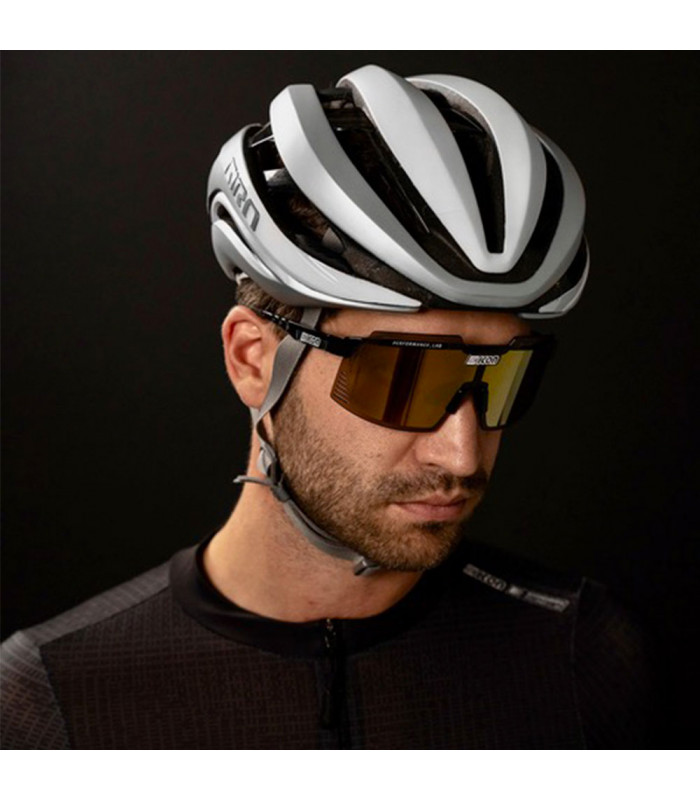 GAFAS SCICON AEROWATT FOZA WHITE GLOSS (LENTE MULTIESPEJO BRONCE)