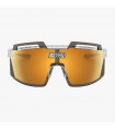 SCICON AEROWATT CRYSTAL BLACK GLOSS SUNGLASSES (MULTIMIRROR BRONZE LENS)