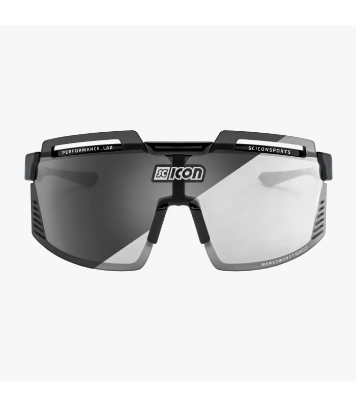 GAFAS SCICON AEROWATT FOZA BLACK GLOSS (LENTE FOTOCROMÁTICA PLATA)
