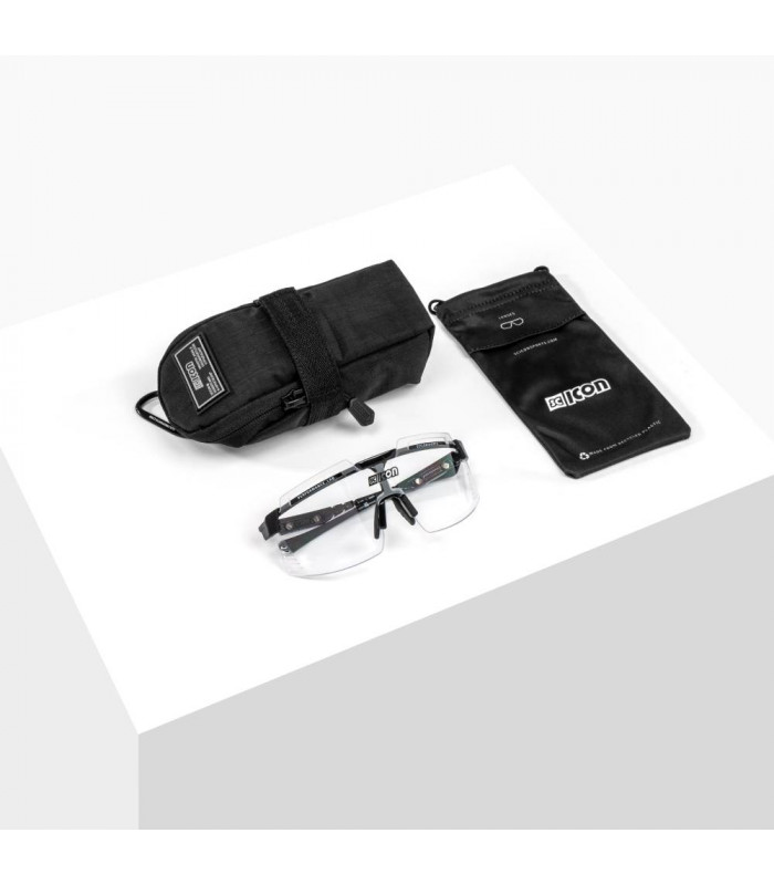 SCICON AEROWATT FOZA CRYSTAL GLOSS SUNGLASSES (PHOTOCROMIC SILVER LENS)