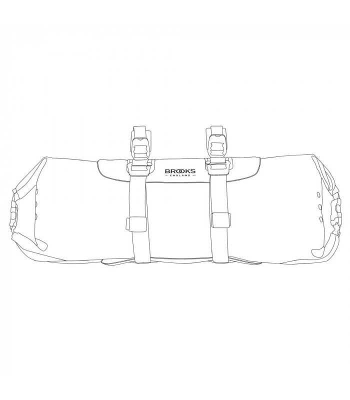 BROOKS SCAPE HANDLEBAR ROLL BAG (MUD GREEN)