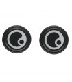 ERGON GD1 EVO, GFR1 END PLUGS (BLACK)