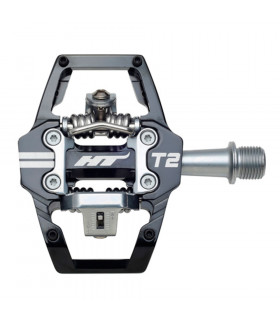 PEDALES ENDURO HT T2 (NEGRO)