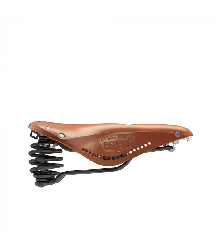 BROOKS FLYER CARVED SADDLE (HONEY)