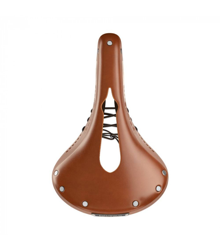 BROOKS FLYER CARVED SADDLE (HONEY)
