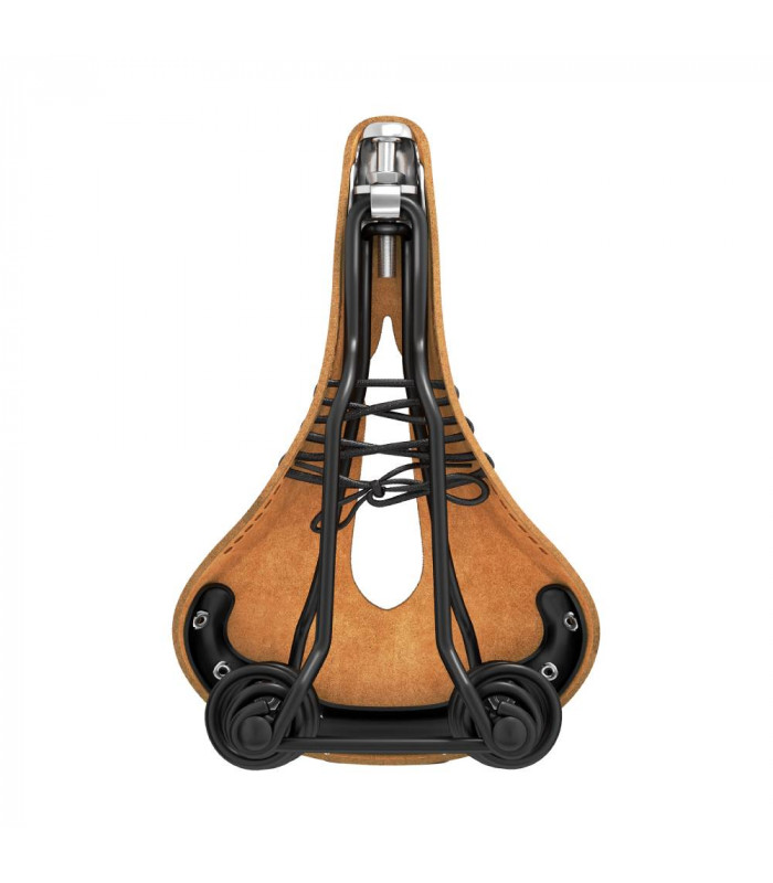 BROOKS FLYER CARVED SADDLE (HONEY)