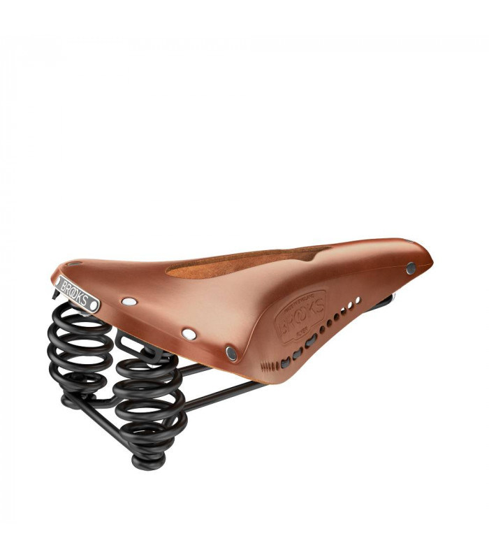 BROOKS FLYER CARVED SADDLE (HONEY)
