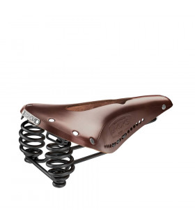 BROOKS FLYER CARVED SADDLE (BROWN)