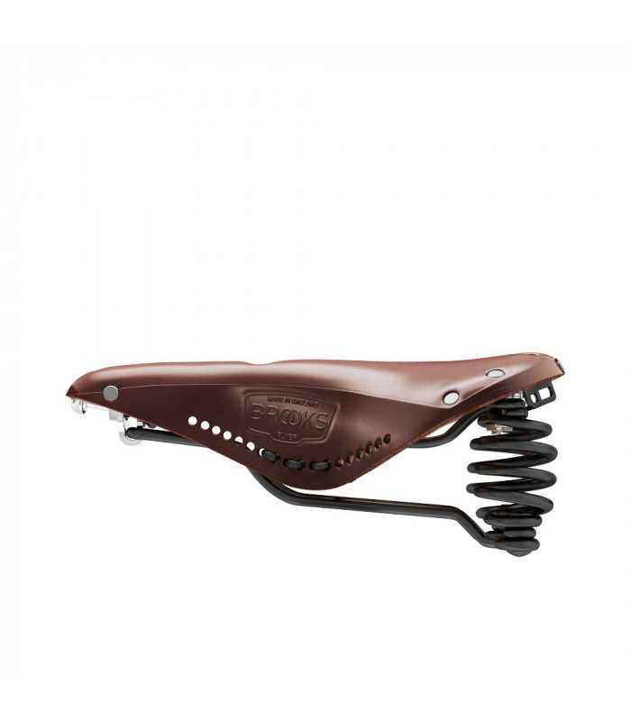 BROOKS FLYER CARVED SADDLE (BROWN)