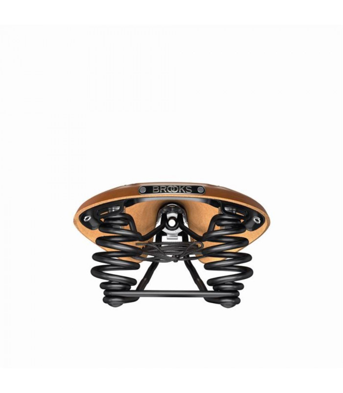 BROOKS FLYER CARVED SADDLE (HONEY)