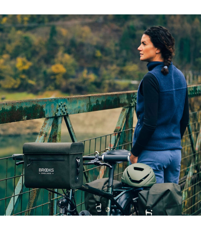 PUÑOS ERGONÓMICOS PIEL BROOKS (MARRÓN/130 MM-130 MM)