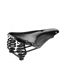 BROOKS FLYER CARVED SADDLE (BLACK)