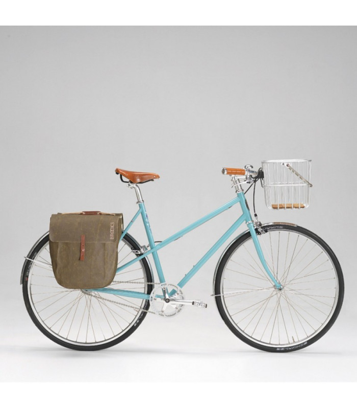 ALFORJAS ENROLLABLES BROOKS BRICK LANE (VERDE/MIEL)
