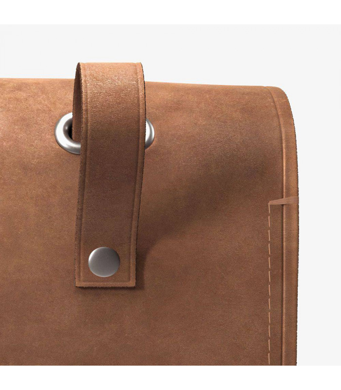 BROOKS CHALLENGE LARGE SADDLE BAG (DARK TAN)