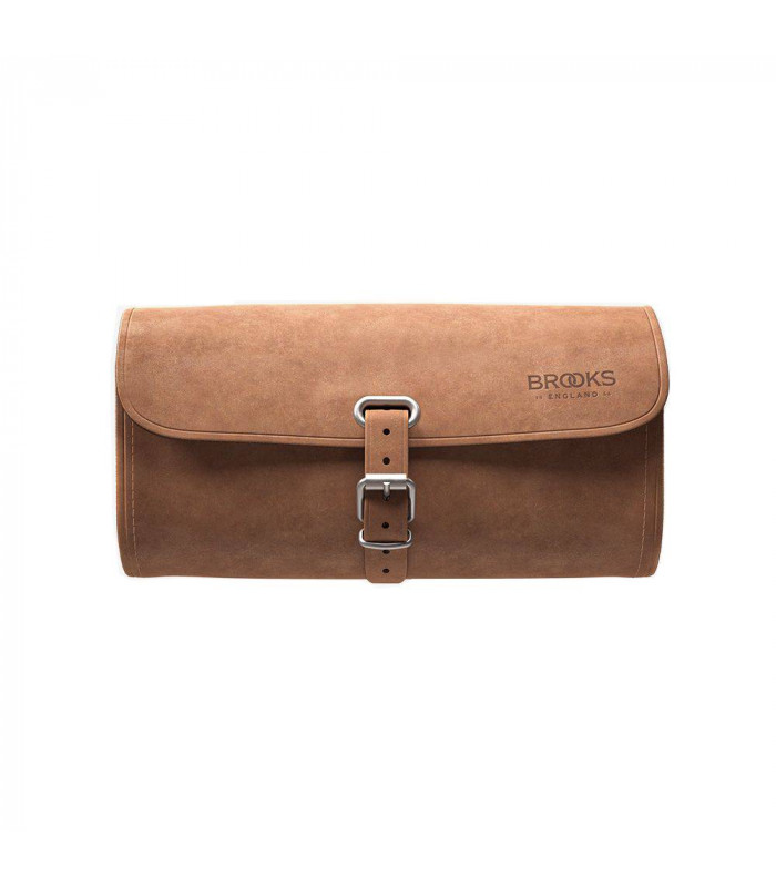 BROOKS CHALLENGE LARGE SADDLE BAG (DARK TAN)