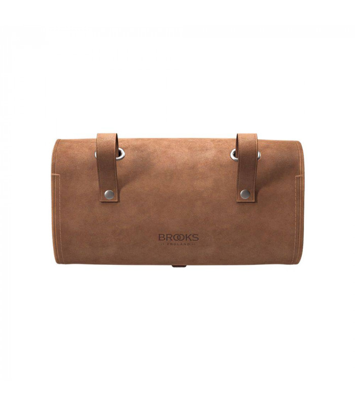 BROOKS CHALLENGE LARGE SADDLE BAG (DARK TAN)