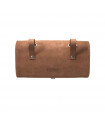 BROOKS CHALLENGE LARGE SADDLE BAG (DARK TAN)