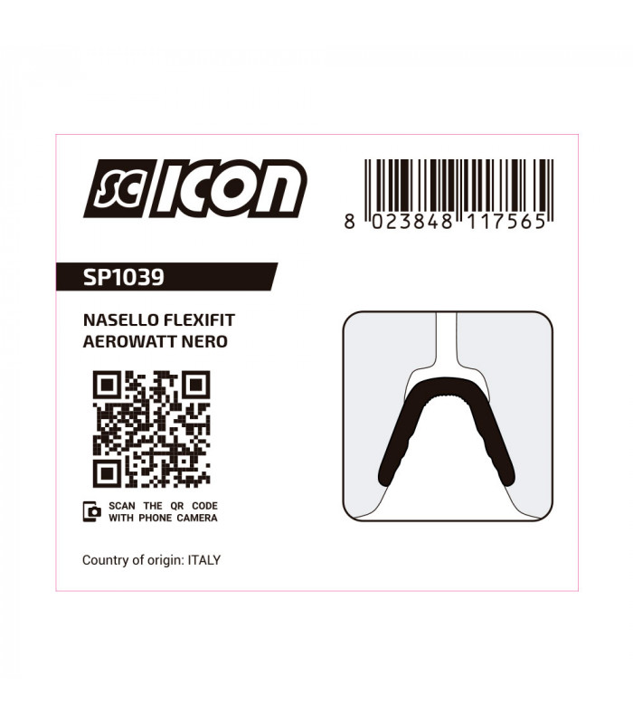 PROTECTOR NASAL SCICON FLEXIFIT 2.0 (NEGRO)