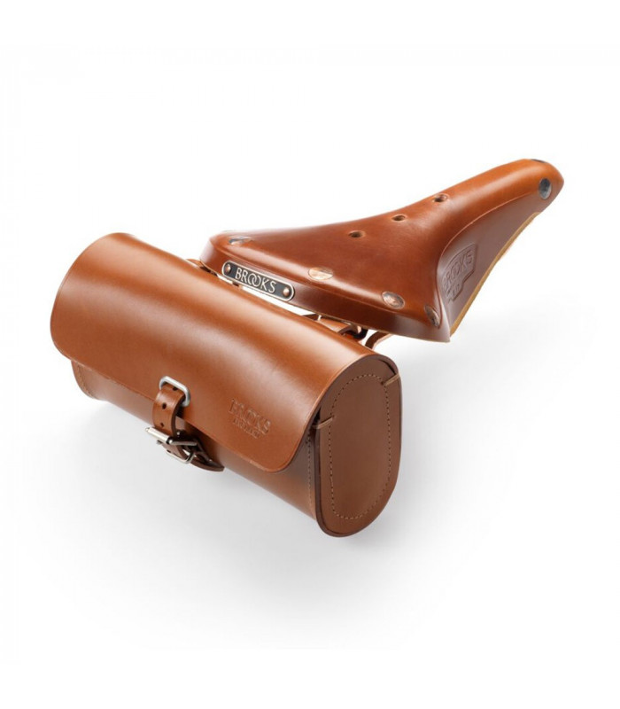 BROOKS CHALLENGE LARGE SADDLE BAG (HONEY)