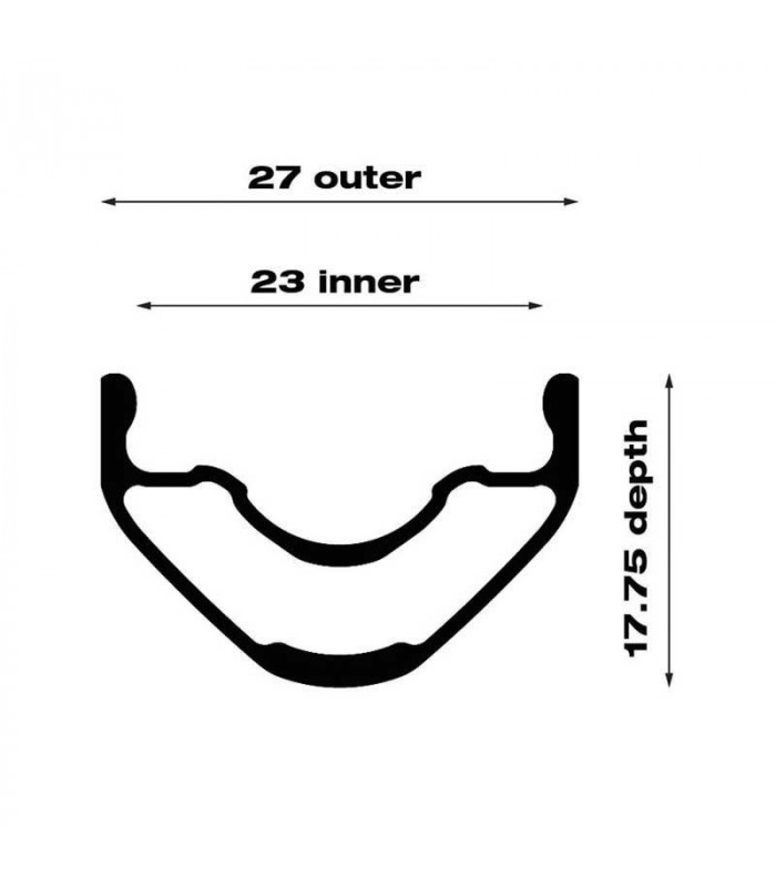 WTB KOM LIGHT i23 29" TCS 2.0 RIM (28 HOLES)