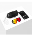 SCICON AEROSCOPE CRYSTAL SUNGLASSES (MULTIMIRROR RED LENS)