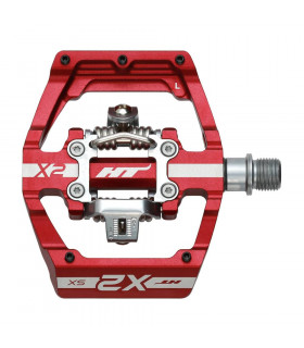 PEDALES BMX HT X2-SX (ROJO)