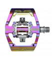 PEDALES BMX HT X2-SX (OIL SLICK)