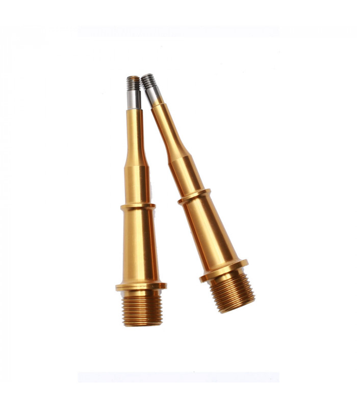 HT ARS01, ARS03, M1 TITANIUM PEDAL SPINDLES (GOLD)