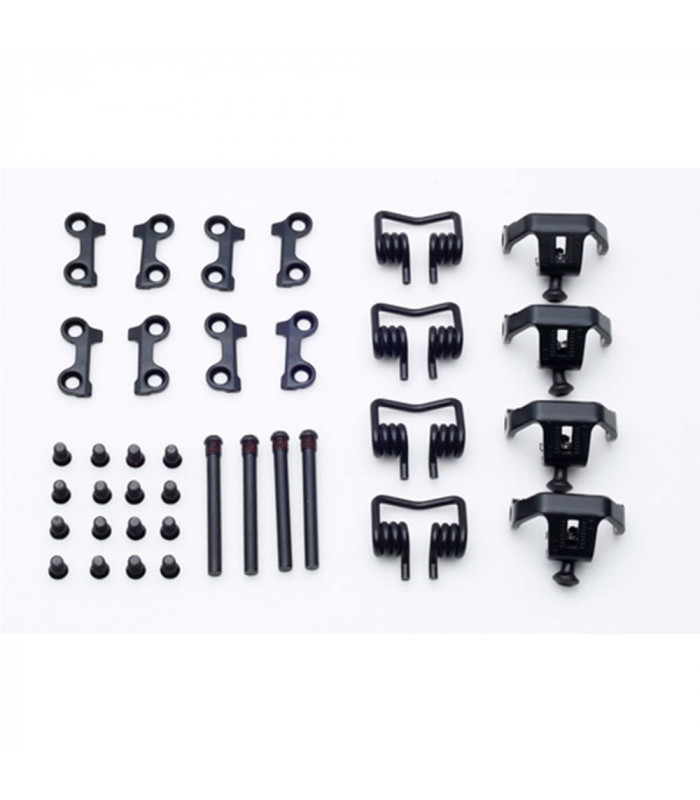 DESPIECE COMPLETO CLIP ENGANCHE PEDALES HT T2 (NEGRO)