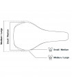 ERGON SF SPORT GEL WOMEN SADDLE (BLACK)