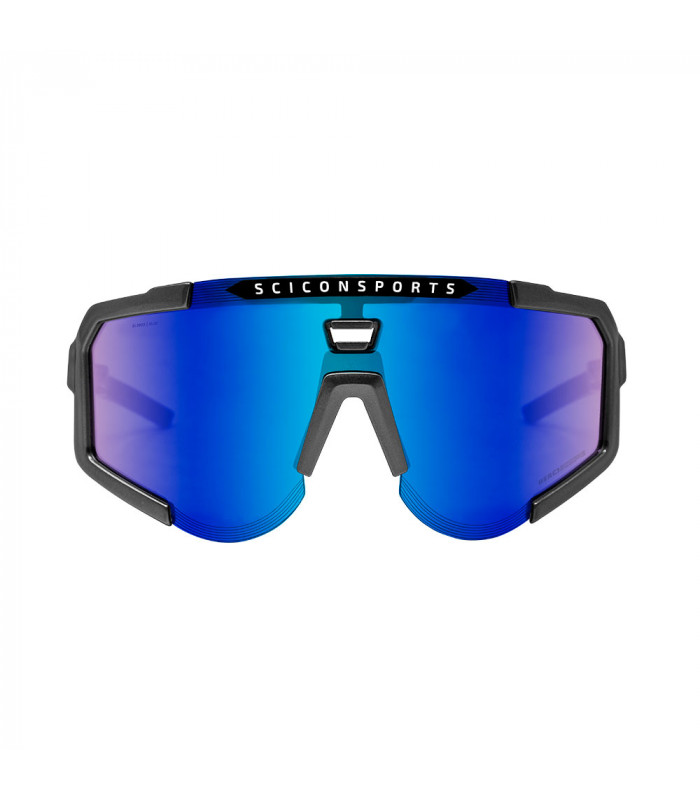 SCICON AEROSCOPE ANTRACITA GRIS SUNGLASSES (MULTIMIRROR BLUE LENS)
