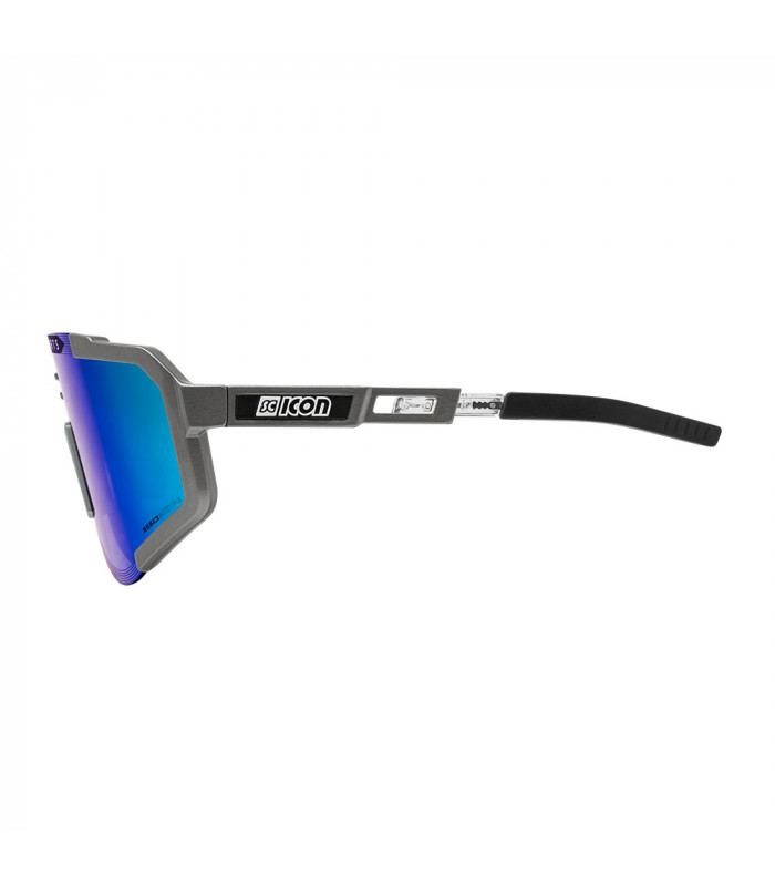 SCICON AEROSCOPE ANTRACITA GRIS SUNGLASSES (MULTIMIRROR BLUE LENS)