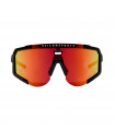 SCICON AEROSCOPE BLACK SUNGLASSES (MULTIMIRROR RED LENS)