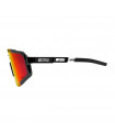 SCICON AEROSCOPE BLACK SUNGLASSES (MULTIMIRROR RED LENS)