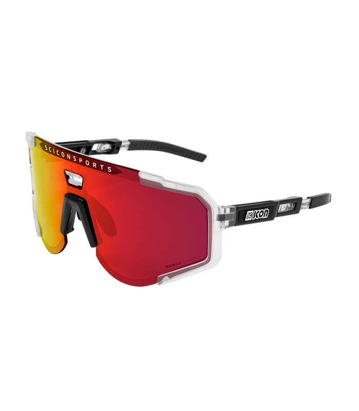 SCICON AEROSCOPE CRYSTAL SUNGLASSES (MULTIMIRROR RED LENS)