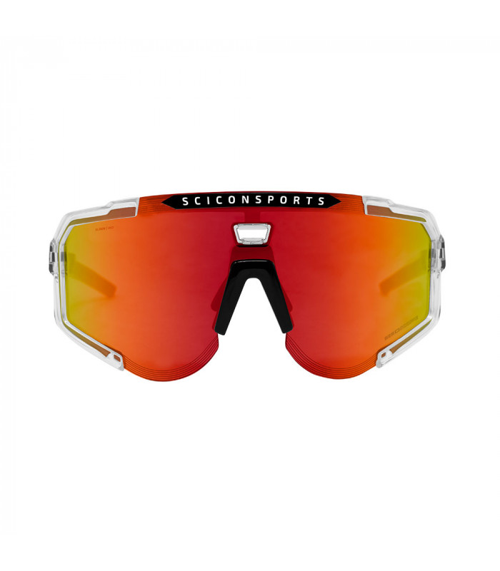SCICON AEROSCOPE CRYSTAL SUNGLASSES (MULTIMIRROR RED LENS)