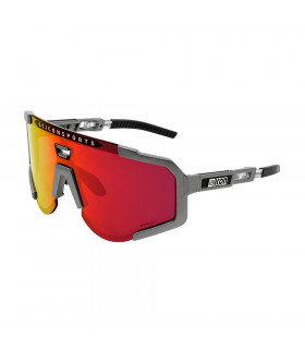 SCICON AEROSCOPE GREY ANTHRACITE SUNGLASSES (MULTIMIRROR RED LENS)