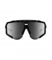 SCICON AEROSCOPE BLACK SUNGLASSES (MULTIMIRROR SILVER LENS)