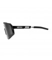 SCICON AEROSCOPE BLACK SUNGLASSES (MULTIMIRROR SILVER LENS)