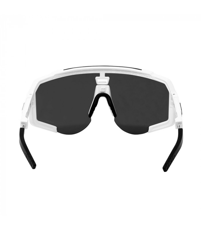 GAFAS SCICON AEROSCOPE BLANCAS (LENTE MULTIESPEJO PLATA)