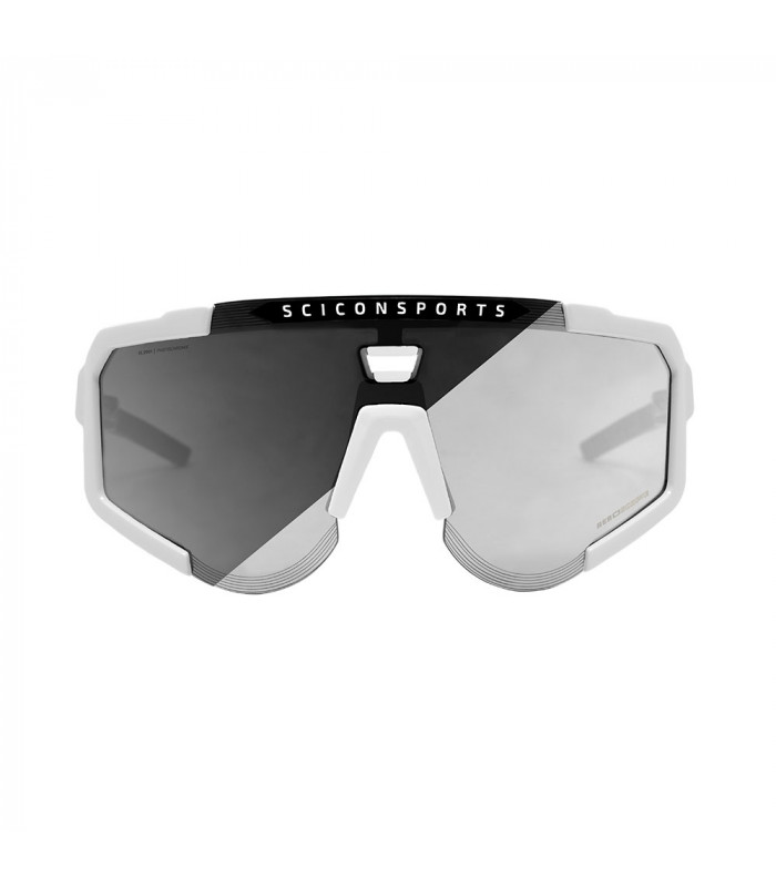 GAFAS SCICON AEROSCOPE BLANCAS (LENTE FOTOCROMÁTICA PLATA)