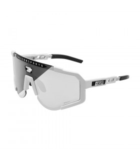 GAFAS SCICON AEROSCOPE BLANCAS (LENTE FOTOCROMÁTICA PLATA)