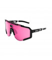 SCICON AEROSCOPE BLACK SUNGLASSES (PINK LENS)