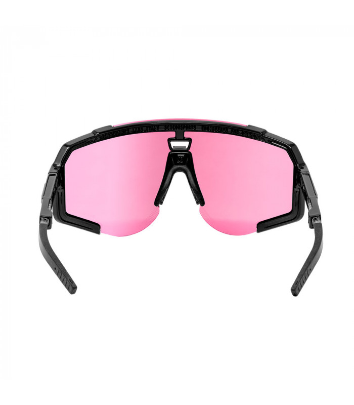 SCICON AEROSCOPE BLACK SUNGLASSES (PINK LENS)
