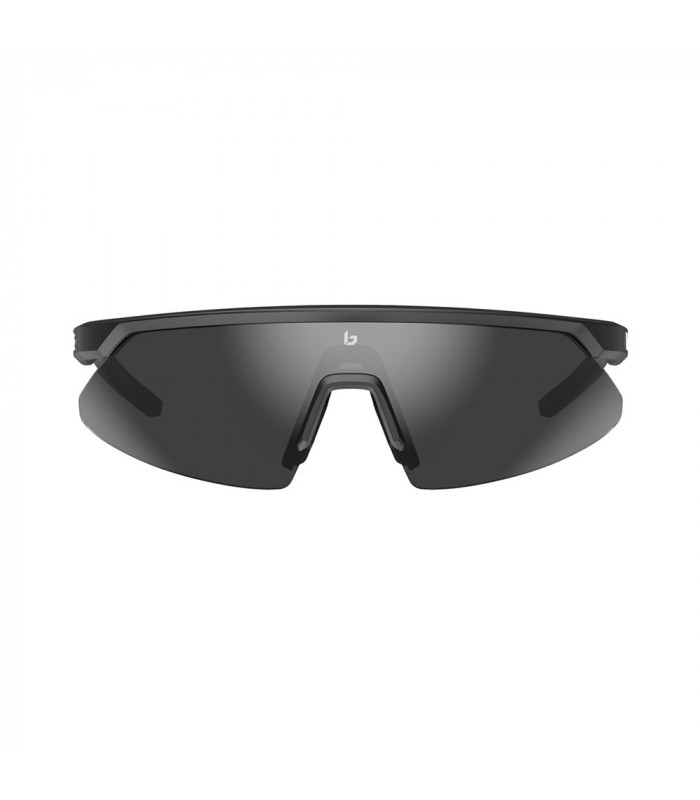 BOLLE MICRO EDGE BLACK MATTE SUNGLASSES (TNS GUN LENS)