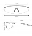 BOLLE MICRO EDGE BLACK MATTE SUNGLASSES (TNS GUN LENS)
