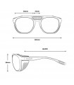 GAFAS BOLLE ADVENTURER BLACK MATTE (LENTE FOTOCROMÁTICA BLACK GUN)