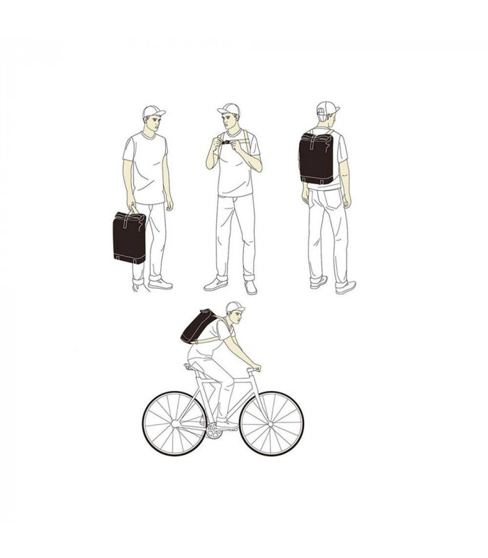 MOCHILA BROOKS PICKWICK PIEL 12L (NEGRO)