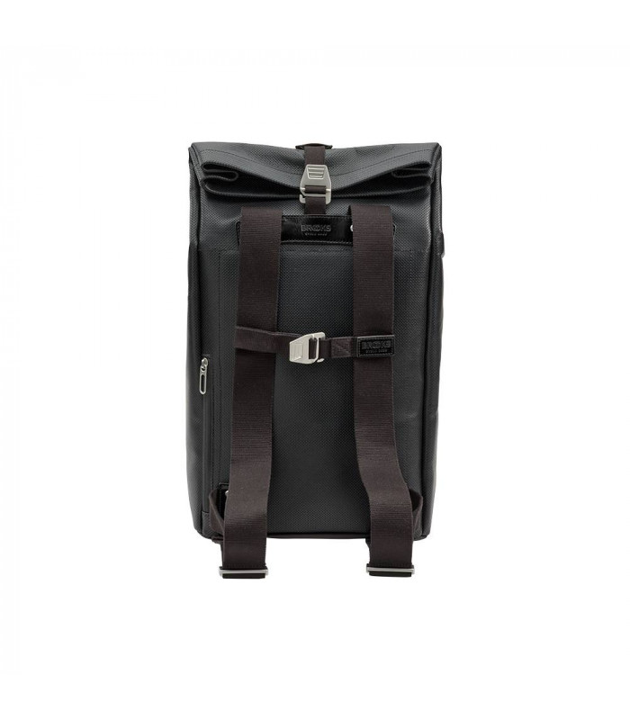 BROOKS PICKWICK REFLECTANT LEATHER BACKPACK 26L (BLACK)